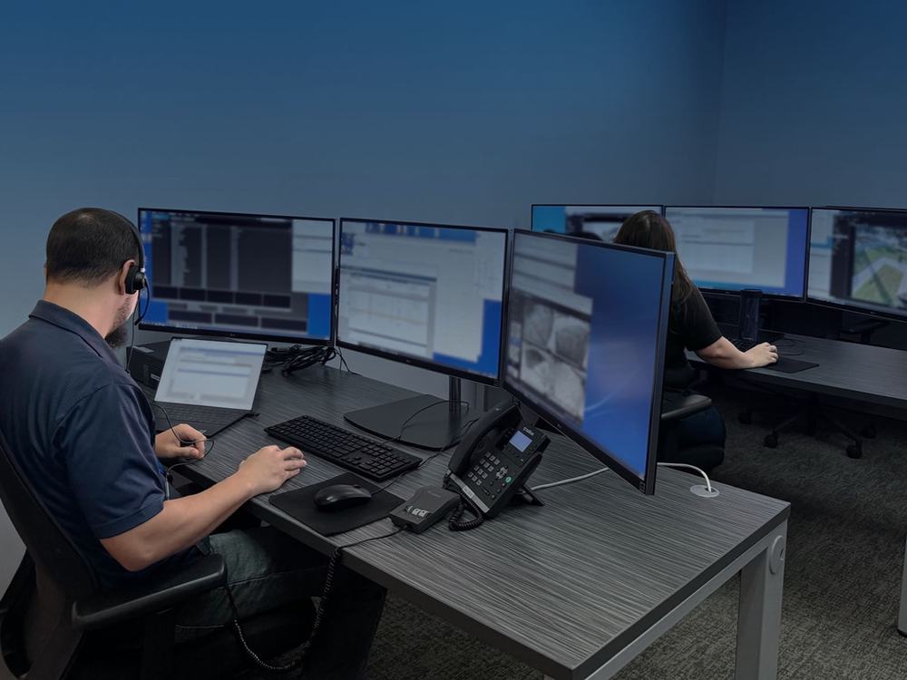 SafeStop monitored camera station with 24/7 staff