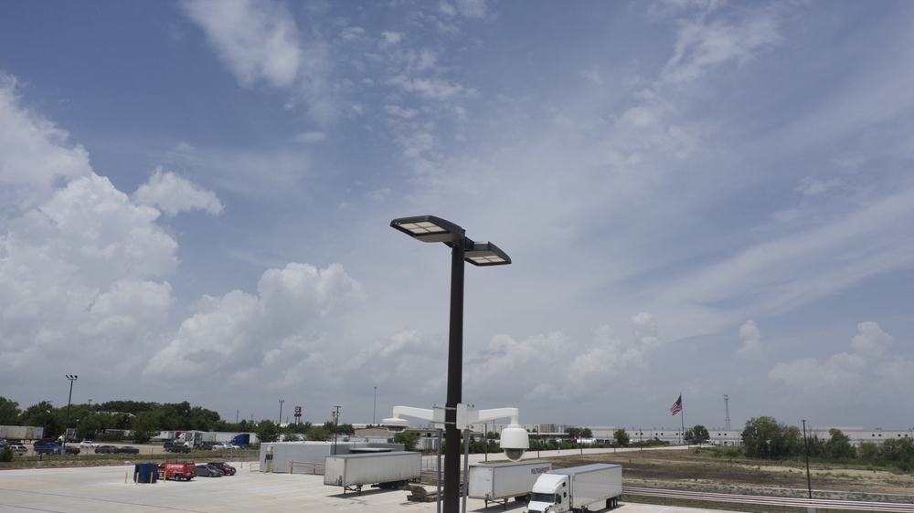 SafeStop well-lit lot security lighting